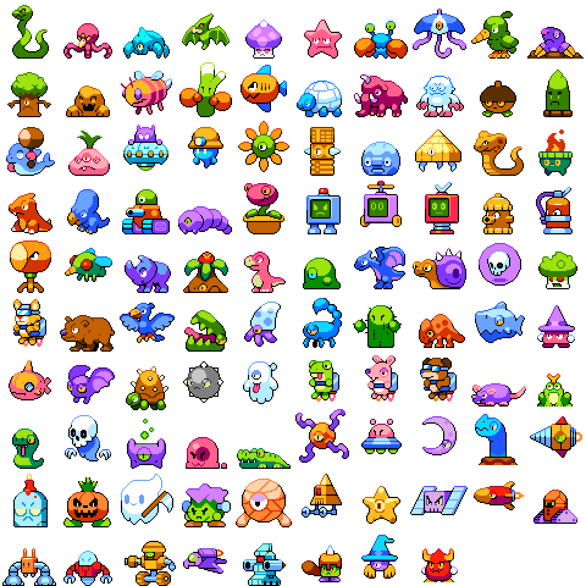 Planet Centauri - Retro Monsters